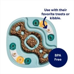 Frisco Interactive Dog & Cat Slow Feeder Bowl -The Pet Haven Shop 807414 PT4. AC SS1800 V1696254614
