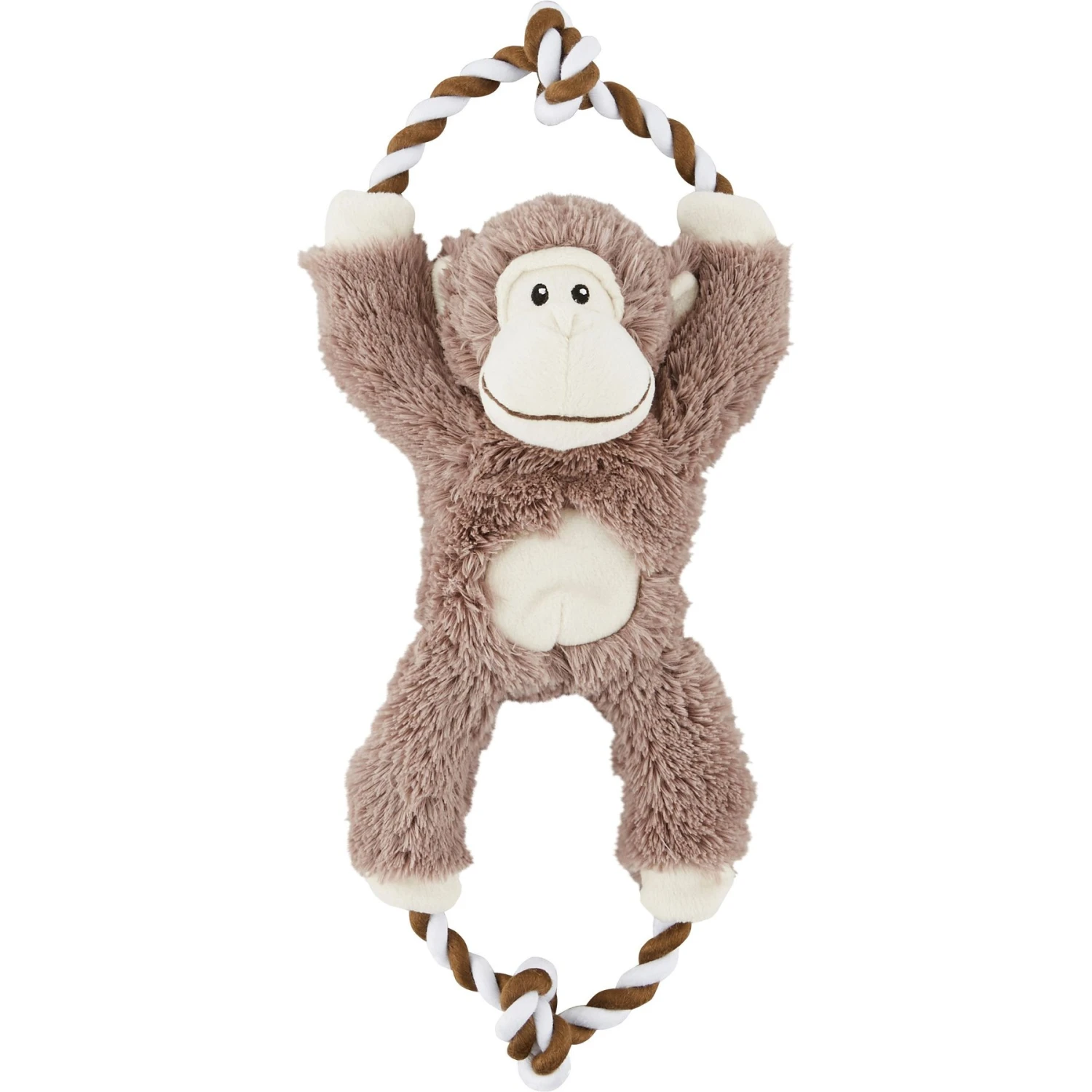 Frisco Monkey Plush With Rope Squeaky Dog Toy & Frisco Cow Plush With Inside Rope Squeaky Dog Toy 4 Frisco Monkey Plush With Rope Squeaky Dog Toy & Frisco Cow Plush With Inside Rope Squeaky Dog Toy - Image 2