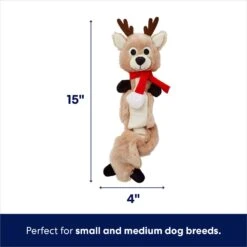 Frisco Holiday Reindeer Bungee Plush Squeaky Dog Toy & Frisco Holiday Snowman Bungee Plush Squeaky Dog Toy -The Pet Haven Shop 986126 PT2. AC SS1800 V1698346244